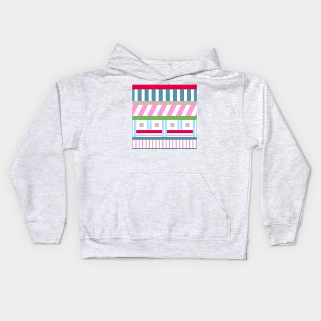 Geometric Pattern Kids Hoodie by LaP shop